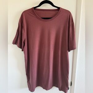 lululemon athletica Burgundy Short Sleeve Tee